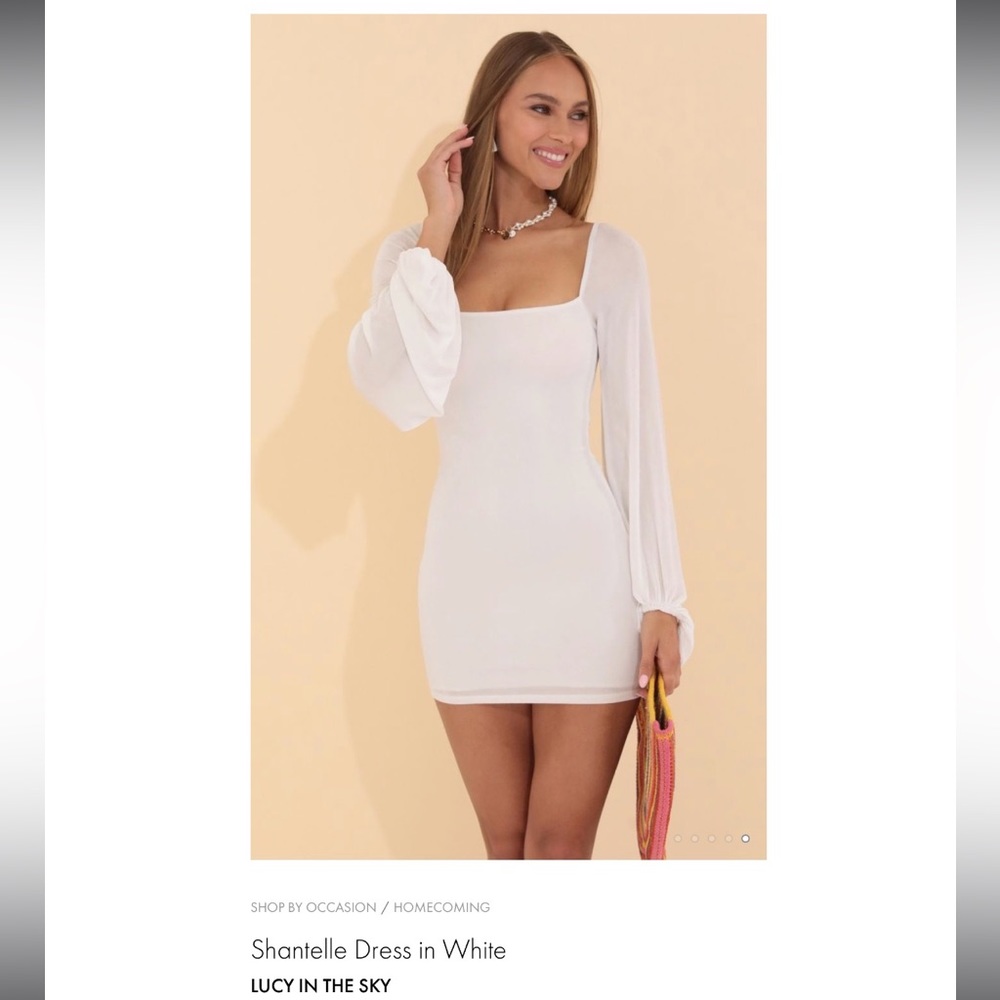 Lucy in the sky white dress